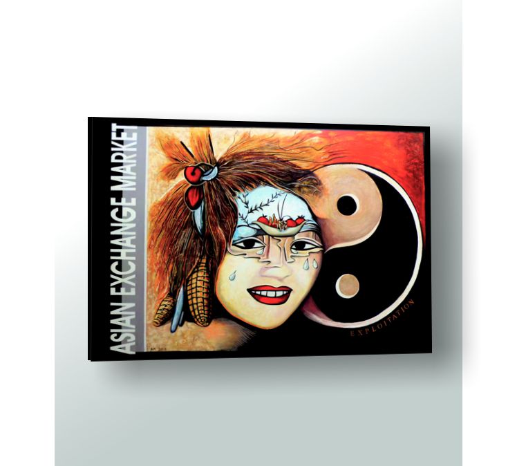 Asian Exchange Market Yin Yang Original Artwork & Prints On Canvas