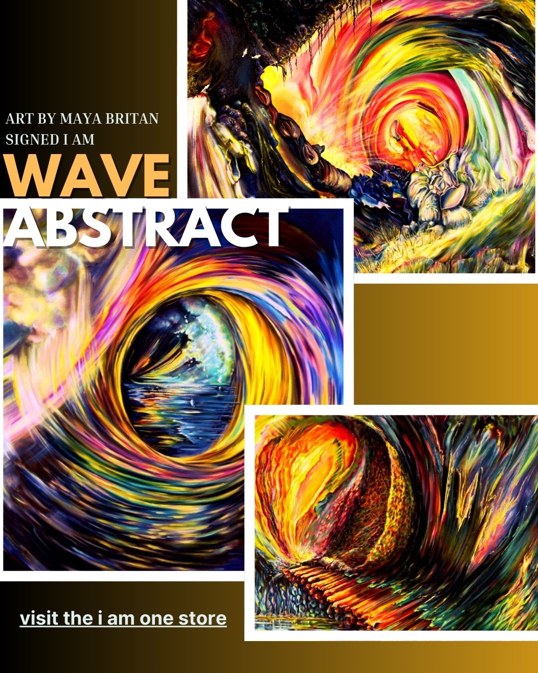 psycadelic wave art collection by maya britan