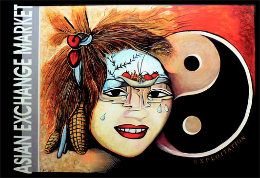 Asian Exchange Market Yin Yang Original Artwork & Prints On Canvas