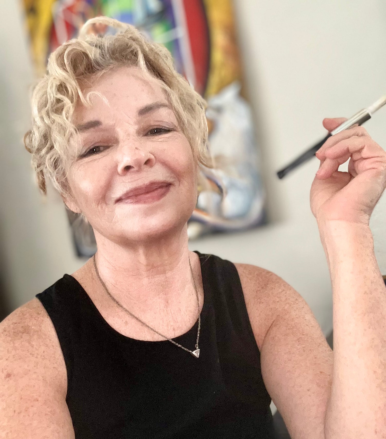 Artist creator of I Am One Tarot deck Maya Britan signed I Am
