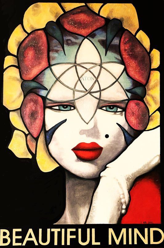 Marilyn Monroe Beautiful Mind Aton Prints On Canvas