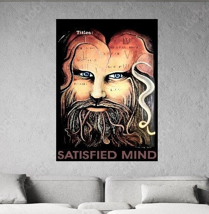 Socrates Satisfied Mind Original Artwork & Prints On Canvas